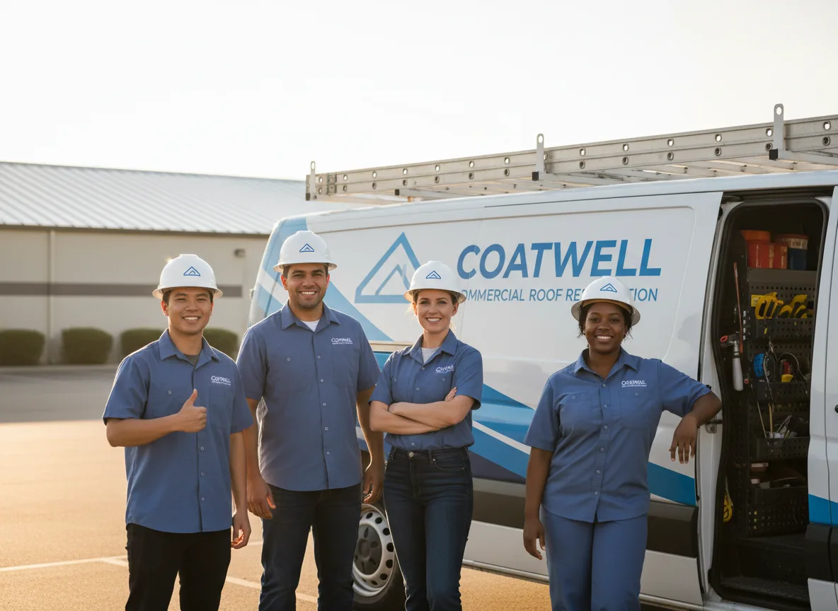 Commercial roof coating company in Princeville, IL